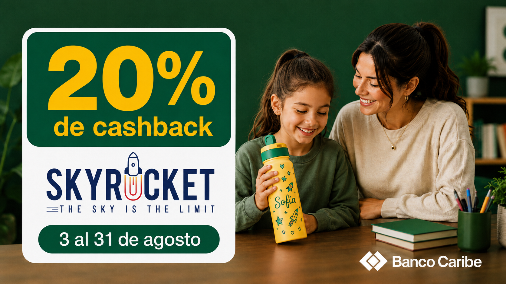 Equipa el regreso a clases con hasta 30% de ahorro en SkyRocket