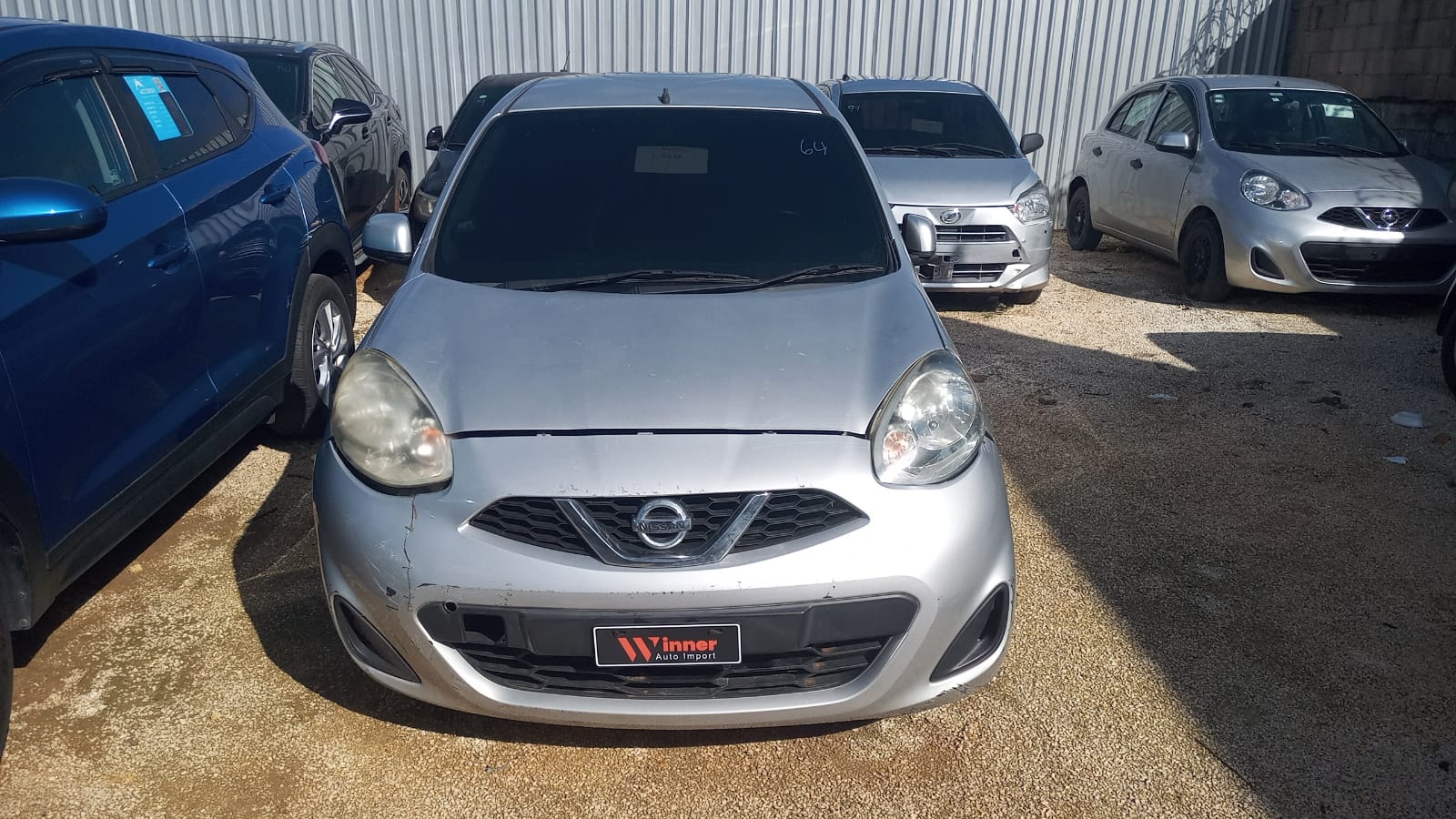 Imagen bienes Nissan March Color Gris Año 2018 RD$330,000.00