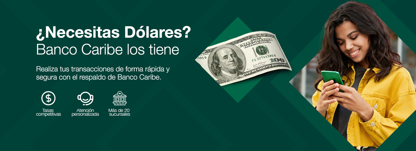 Cambio de divisas Banco Caribe