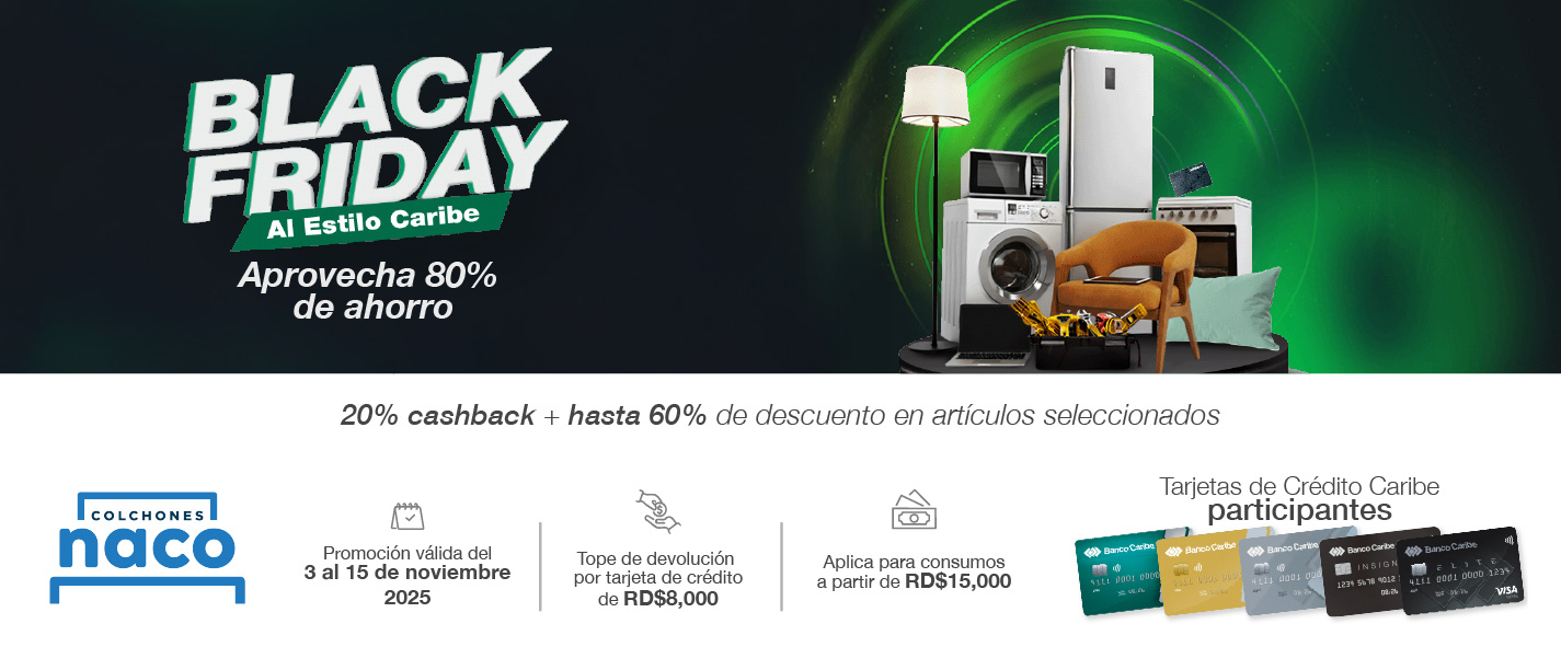 Black Friday al estilo Caribe, hasta 80% de ahorro