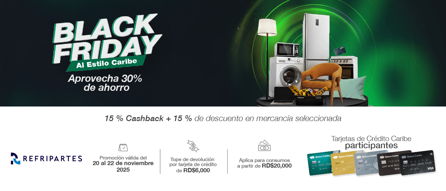 Black Friday al estilo Caribe, hasta 30% de ahorro