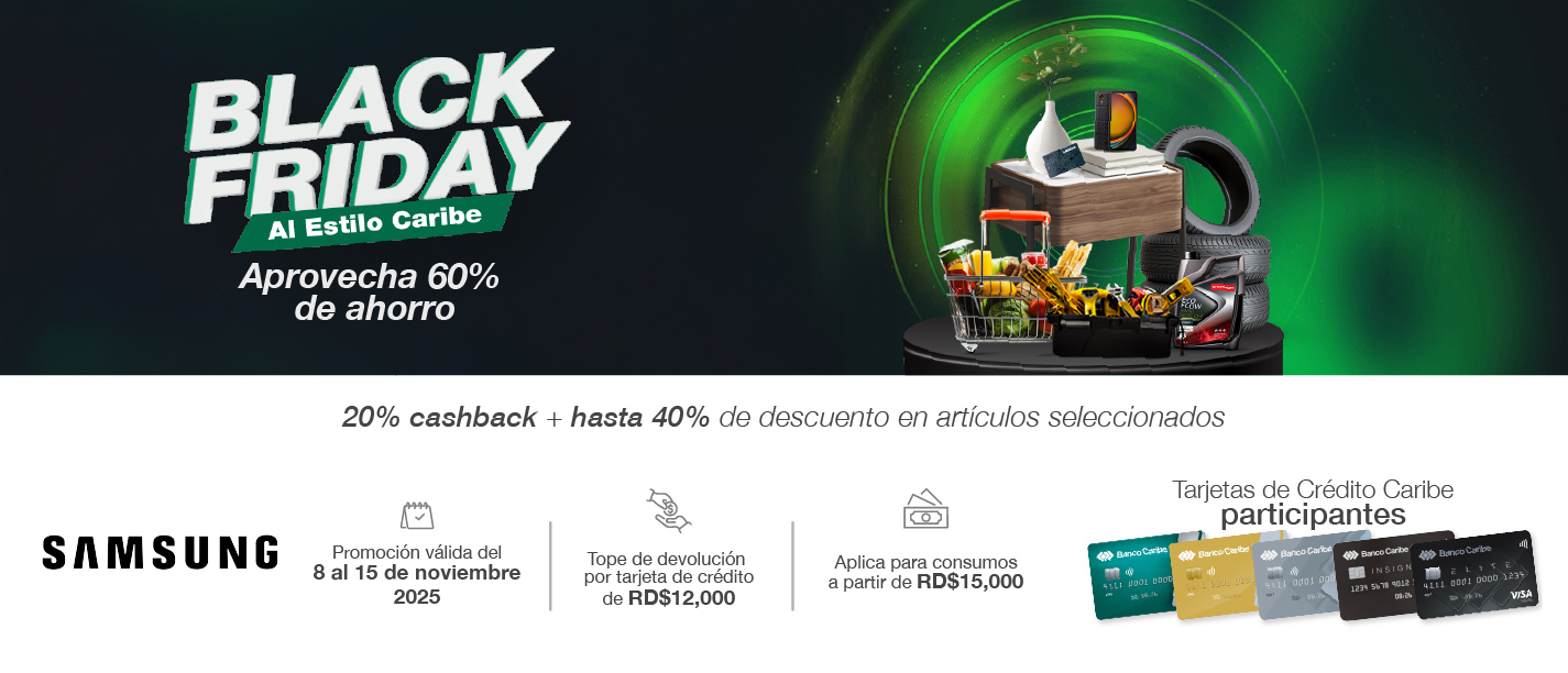Black friday al estilo Caribe, aprovecha 60% de ahorro