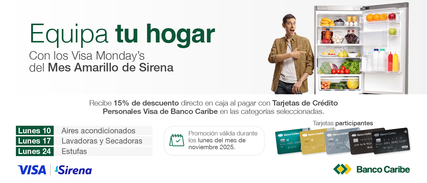 Equipa tu hogar con los Visa Monday's