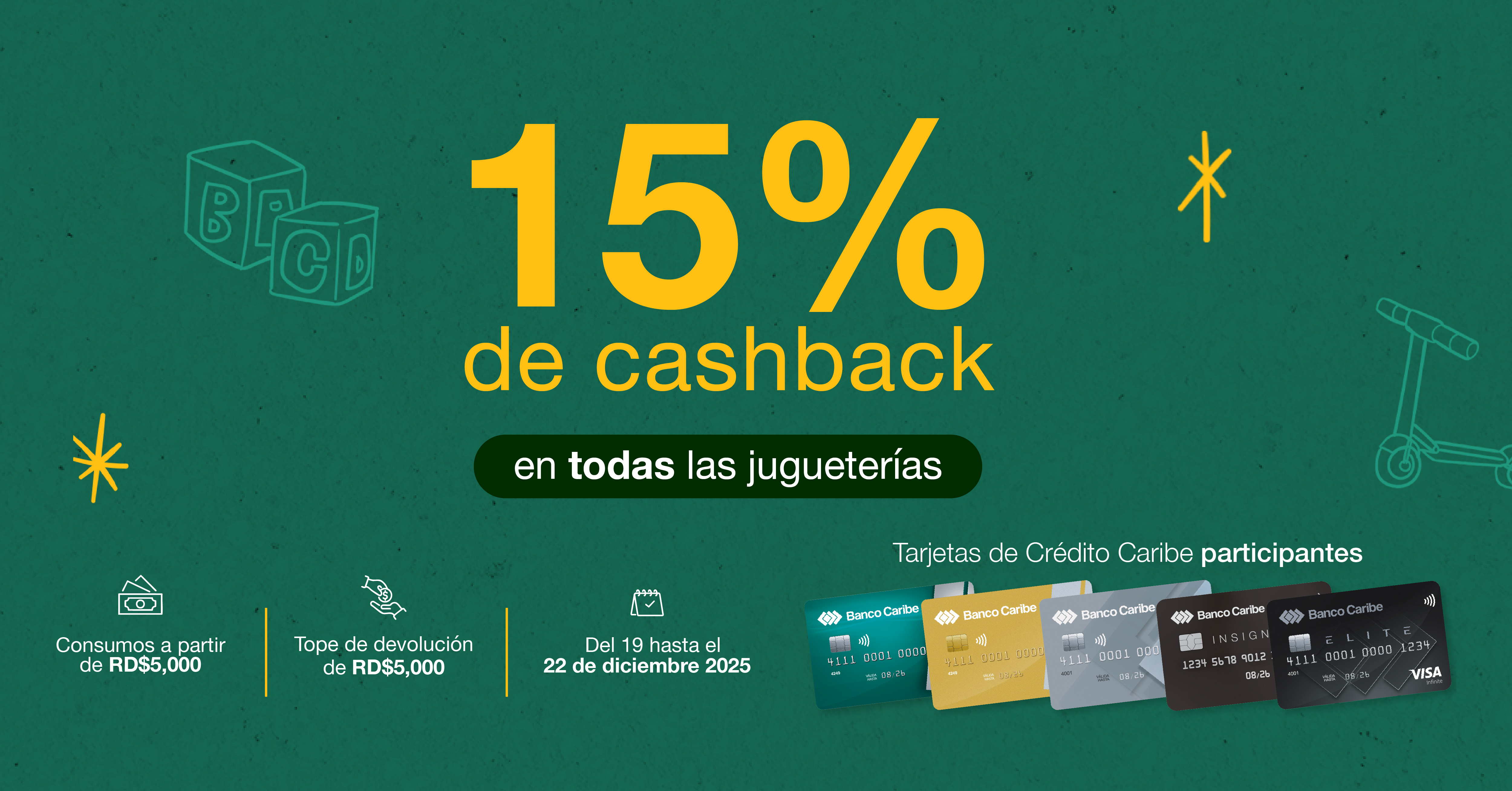 Llena tu arbolito de regalos esta Navidad