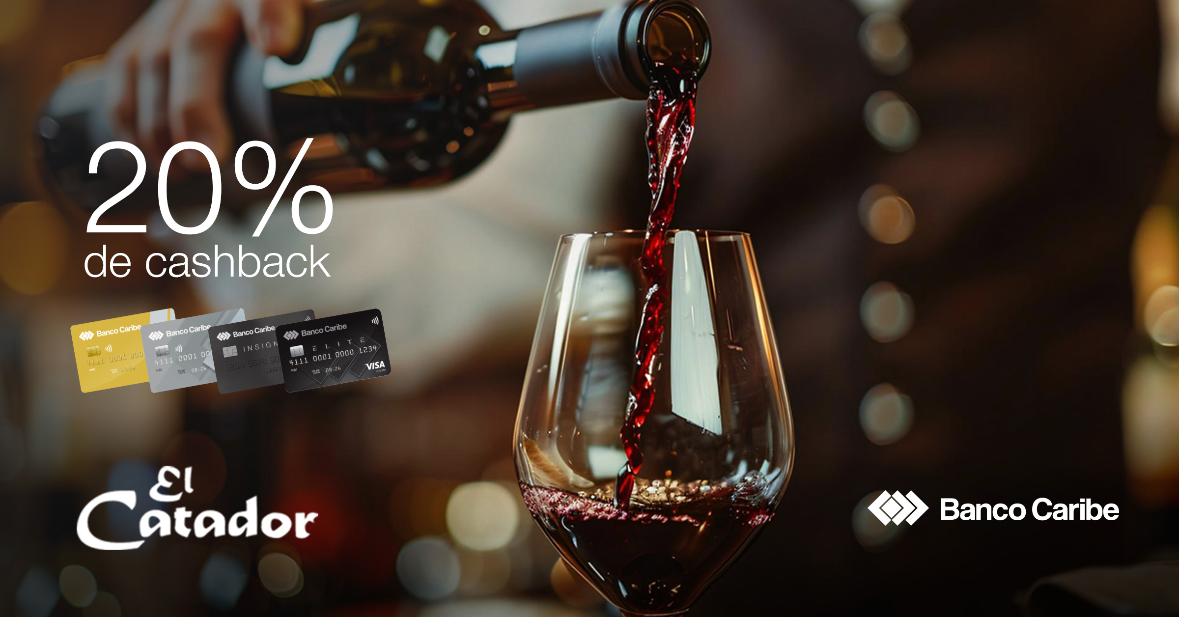 Disfruta 15% de cashback en El Catador