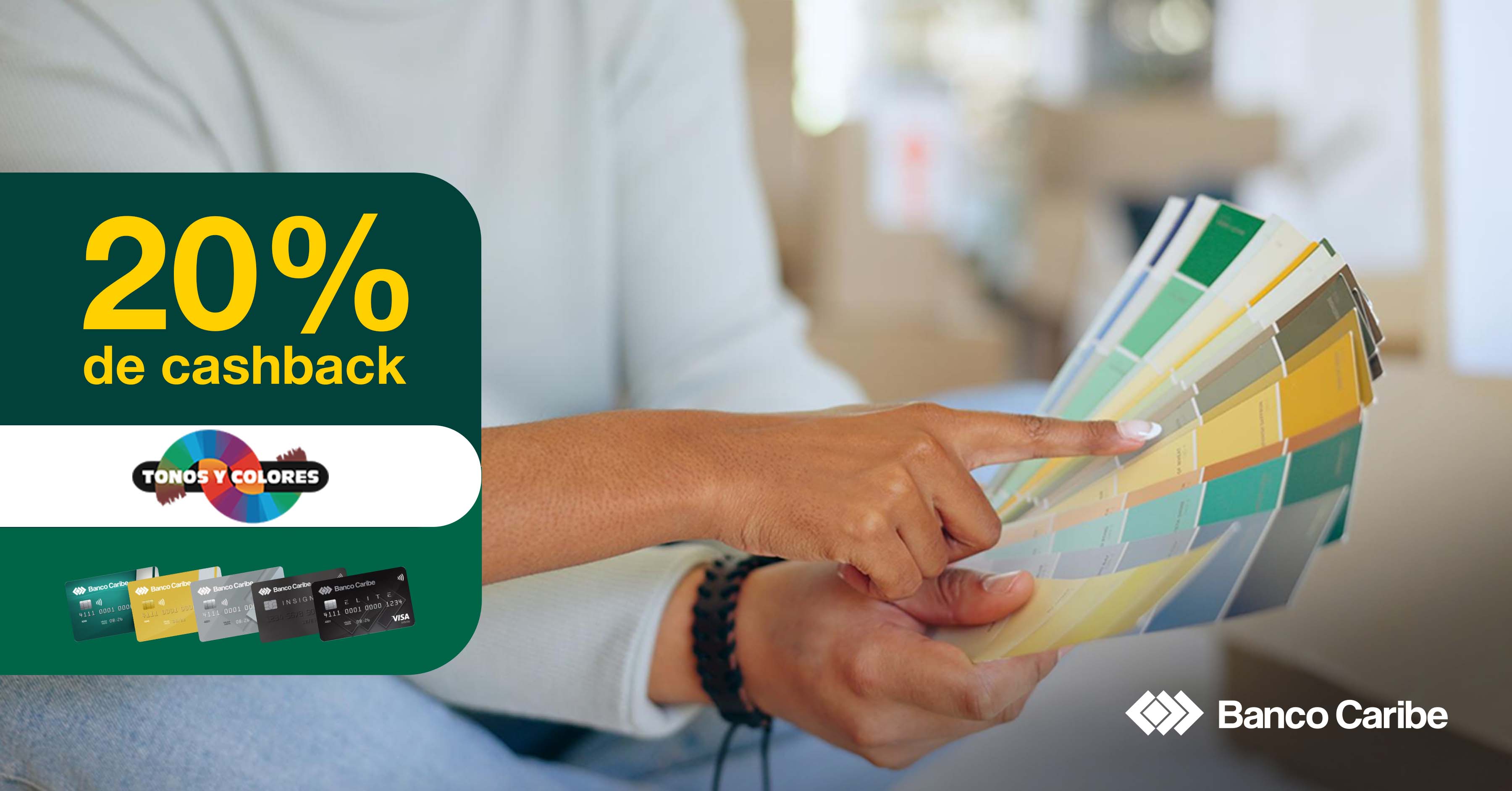 ¿Quieres darle un refresh a tus espacios? Aprovecha el 20% de cashback en Tonos y Colores