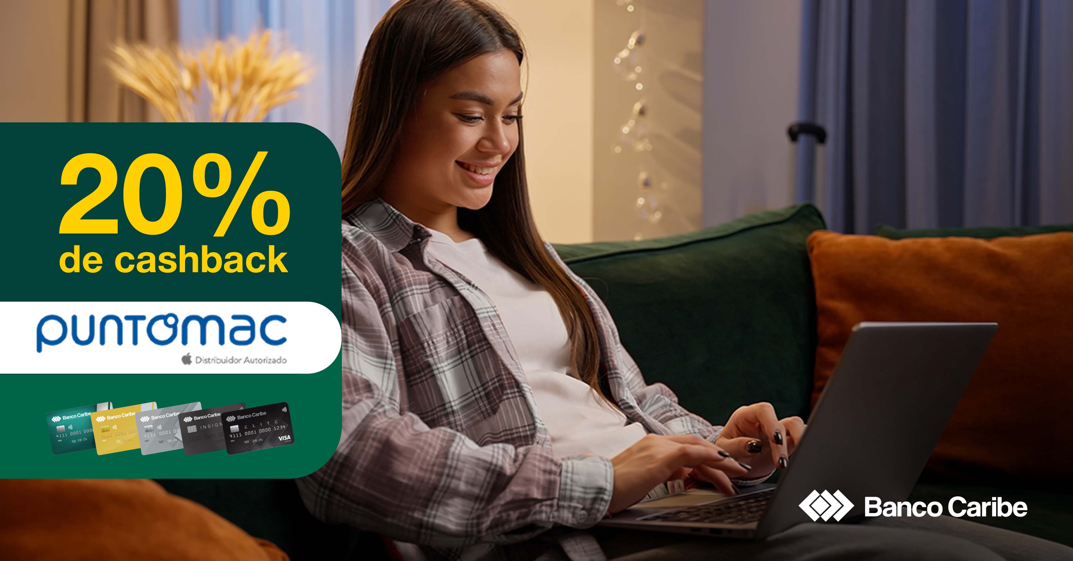 Tus compras en Punto Mac con 20% de cashback