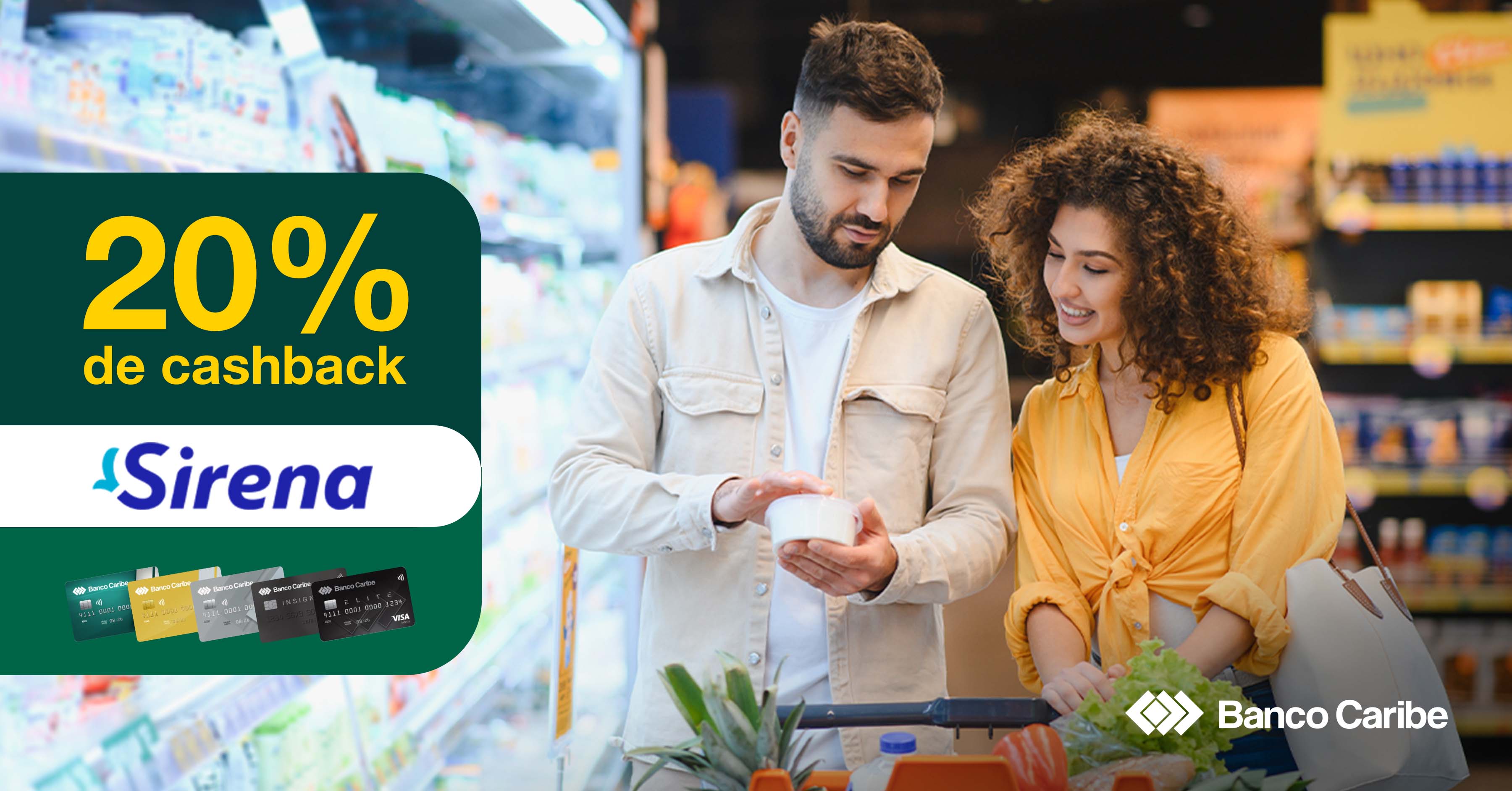 Tus compras en la Sirena con 20% de cashback