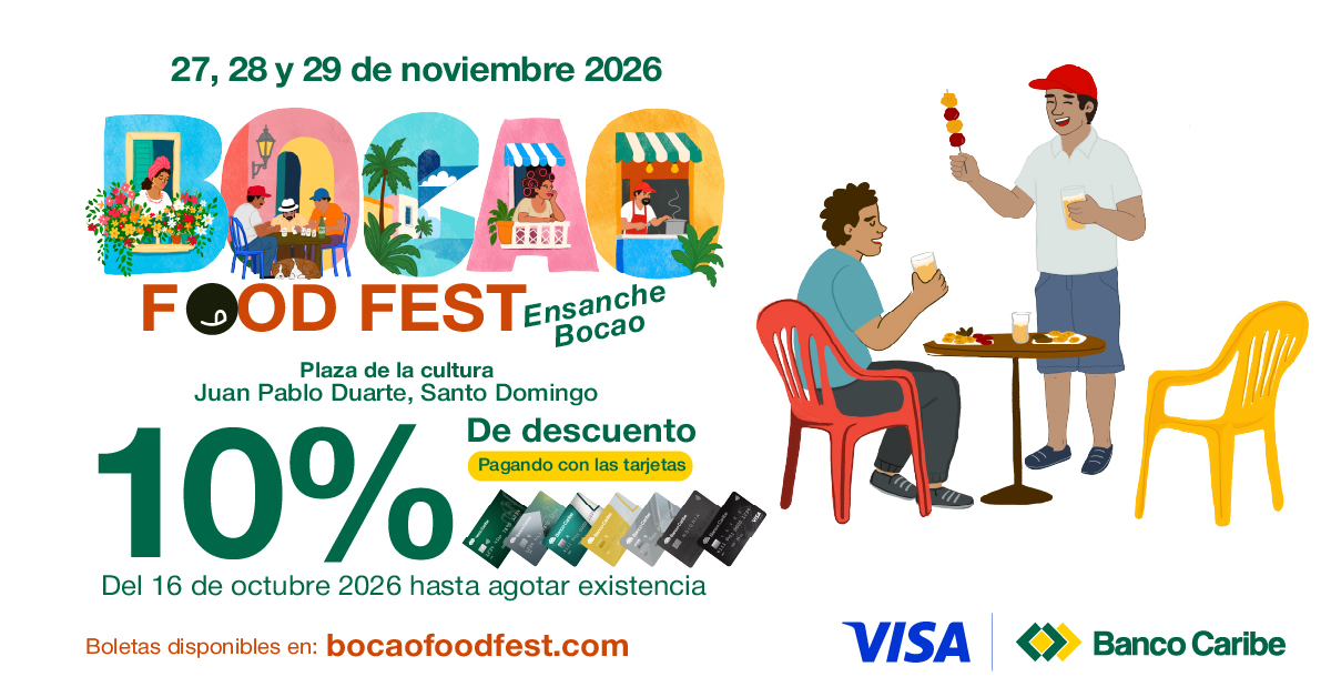 Disfruta Bocao Food Fest con 10% de descuento