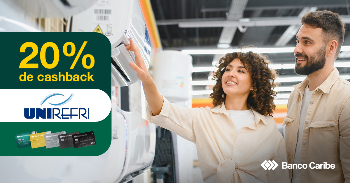 20% de cashback en UNIREFRI 20% de cashback en UNIREFRI