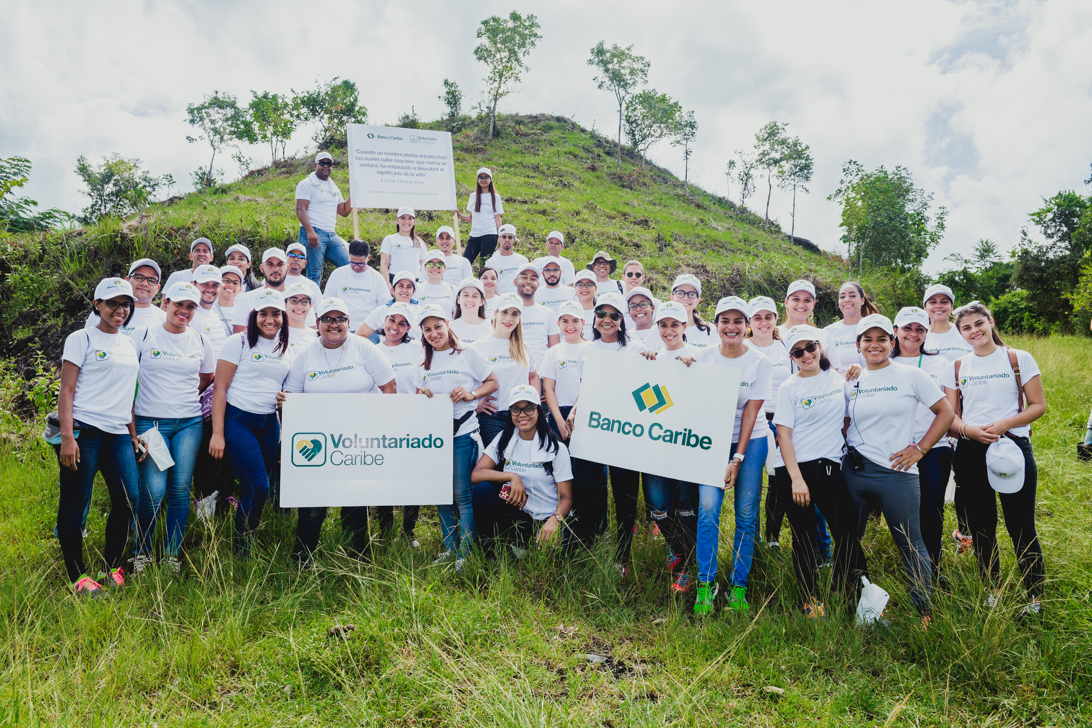 Imagen Voluntarios de Banco Caribe plantan 7 mil árboles en jornadas de reforestación