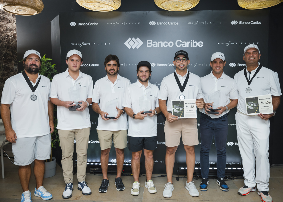 Imagen Banco Caribe celebró su primer Torneo Golf Virtual Caribe para clientes Elite