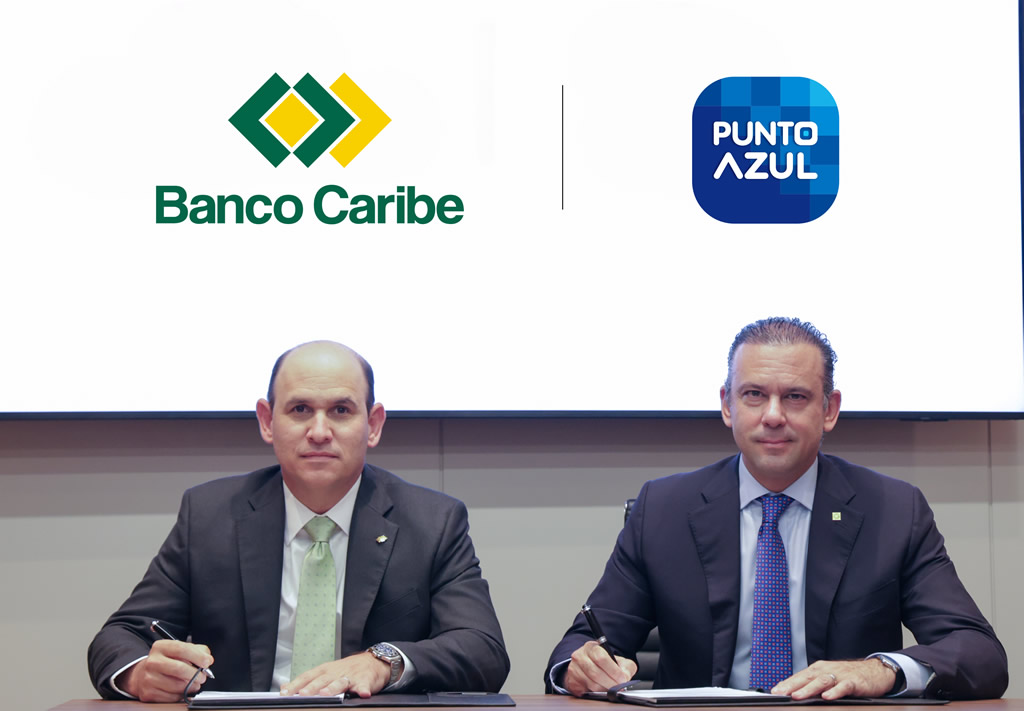 Imagen Banco Caribe amplía su red de subagentes bancarios junto a PUNTO AZUL llegando a más de 2,000 comercios en todo el país